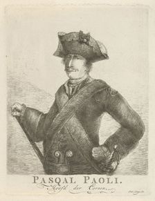 Portrait of Pasquale Paoli (1725-1807), ca 1770