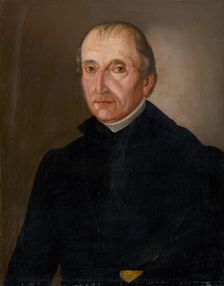 Portrait of Pastor Bukovanský, 1833-1836. Creator: Ludwig Ermini