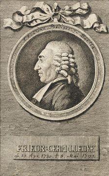 Portrait of Pastor F. C. Luedke, 1780. Creator: Daniel Nikolaus Chodowiecki