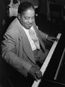 Portrait of Pete Johnson, Café Society (Downtown)(?), New York, N.Y., ca. Aug. 1946. Creator: William Paul Gottlieb