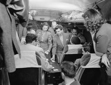 Portrait of Pete Rugolo and Bob Gioga, 1947 or 1948. Creator: William Paul Gottlieb