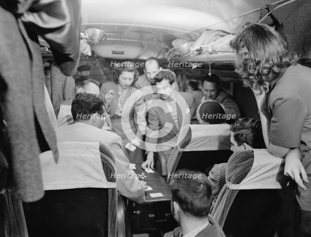 Portrait of Pete Rugolo and Bob Gioga, 1947 or 1948. Creator: William Paul Gottlieb.