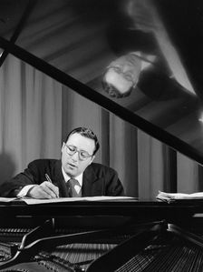 Portrait of Pete Rugolo, New York, N.Y., 1946. Creator: William Paul Gottlieb