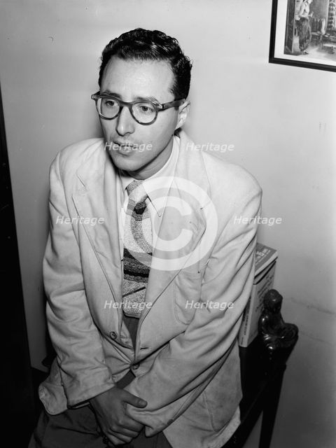 Portrait of Pete Rugolo, New York, N.Y.(?), ca. Dec. 1946.  Creator: William Paul Gottlieb.
