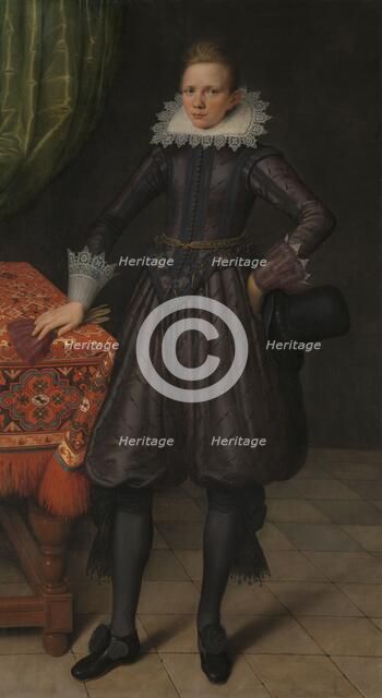 Portrait of Peter Courten, 1617. Creator: Salomon Mesdach.