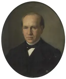 Portrait of Peter Botkin, 1867. Creator: Mikhail Botkin