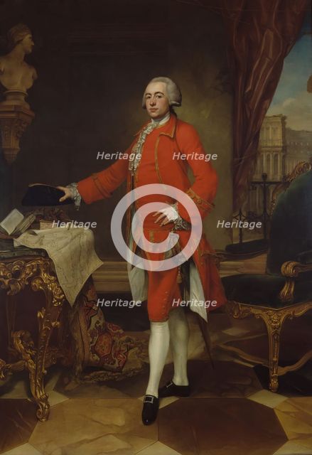 Portrait of Peter du Cane (1741-1823) Creators: Anton von Maron, Pompeo Batoni.