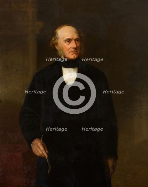 Portrait of Peter Hollins, 1868. Creator: William Thomas Roden.
