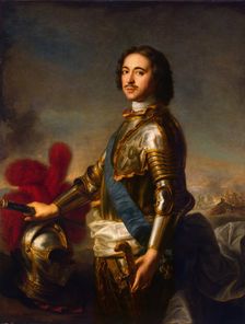 Portrait of Peter I, 1717. Creator: Jean-Marc Nattier
