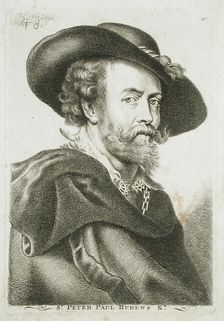 Portrait of Peter Paul Reubens, 1757. Creator: Thomas Worlidge