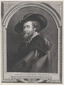 Portrait of Peter Paul Rubens, aged 46, 1630., 1630. Creator: Paulus Pontius