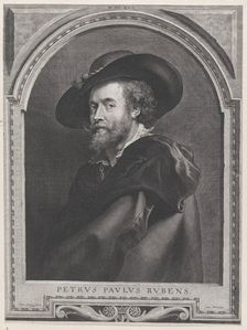 Portrait of Peter Paul Rubens, aged 46, 1630., 1630. Creator: Paulus Pontius