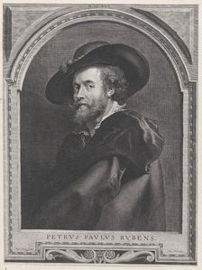 Portrait of Peter Paul Rubens, aged 46, 1630., 1630. Creator: Paulus Pontius