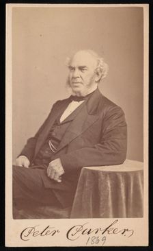 Portrait of Peter Parker (1804-1888), 1869. Creator: Augustus Marshall