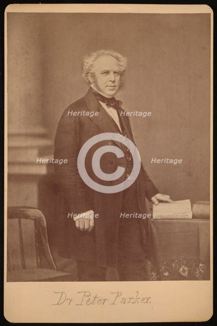 Portrait of Peter Parker (1804-1888), Before 1888. Creator: Mathew Brady.