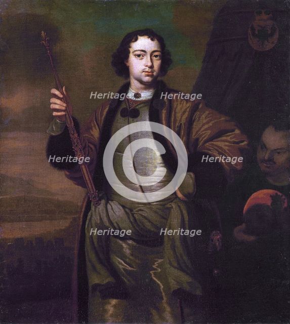 Portrait of Peter the Great, 1690s. Creator: Pieter van der Werff.