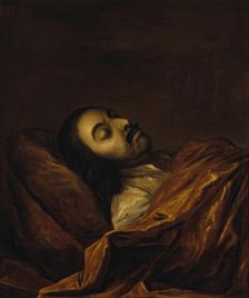 Portrait of Peter the Great on his Death-Bed, 1725. Creator: Ivan Nikitin