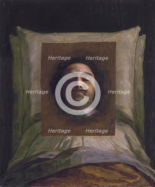 Portrait of Peter the Great on his Death-Bed, 1725. Creator: Louis Caravaque.