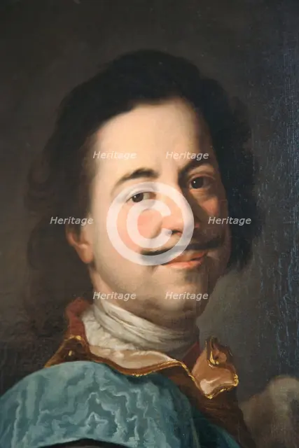 'Portrait of Peter the Great', first half of 19th century. Artist: Unknown