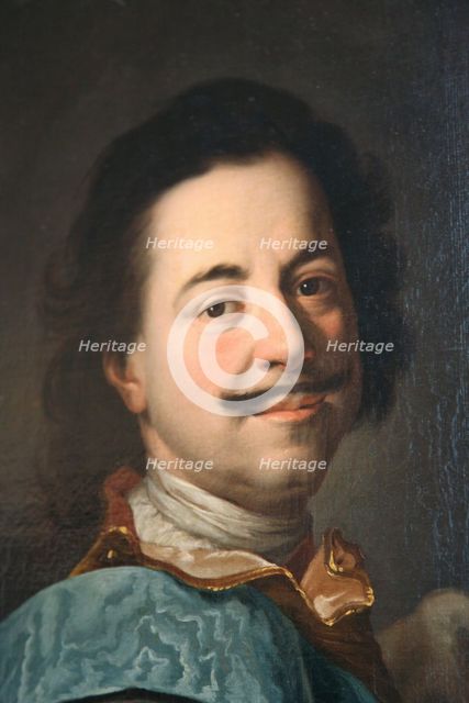 'Portrait of Peter the Great', first half of 19th century. Artist: Unknown