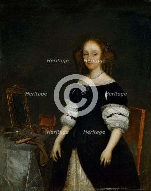 Portrait of Petronella de Waert, 1670. Creator: Gerard Terborch II.