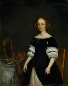 Portrait of Petronella de Waert, 1670. Creator: Gerard Terborch II