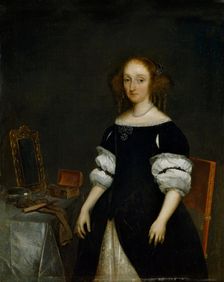 Portrait of Petronella de Waert, 1670. Creator: Gerard Terborch II