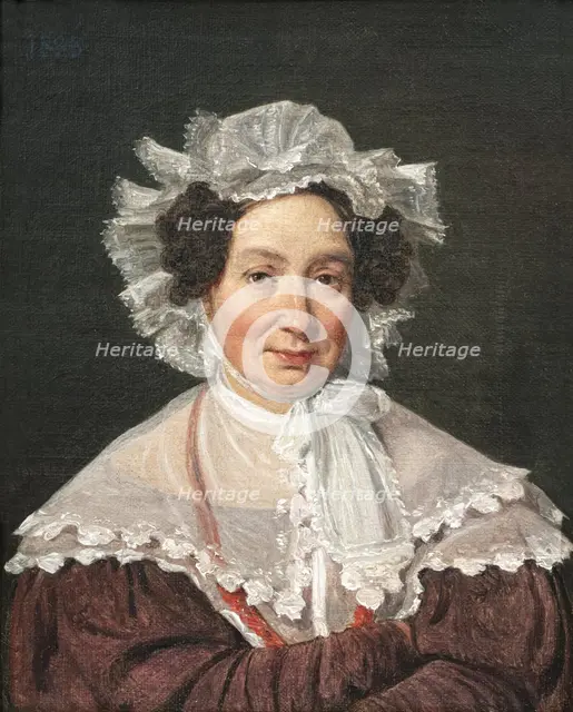 Portrait of Petra Ottilia Marstrand, the artist’s mother, 1835. Creator: Wilhelm Marstrand.
