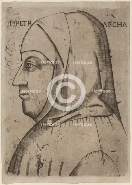 Portrait of Petrarch, first half 16th century. Creator: Unknown.
