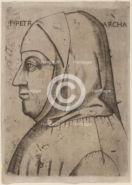 Portrait of Petrarch, first half 16th century. Creator: Unknown.