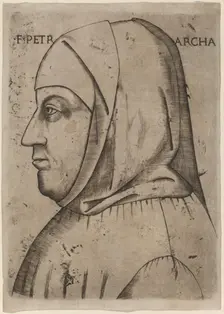 Portrait of Petrarch, first half 16th century. Creator: Unknown