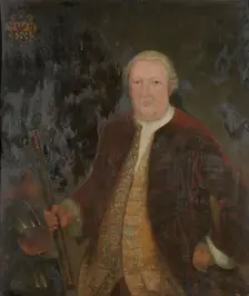 Portrait of Petrus Albertus van der Parra, Governor-General of the Dutch East India Company, c.1762. Creator: Anon