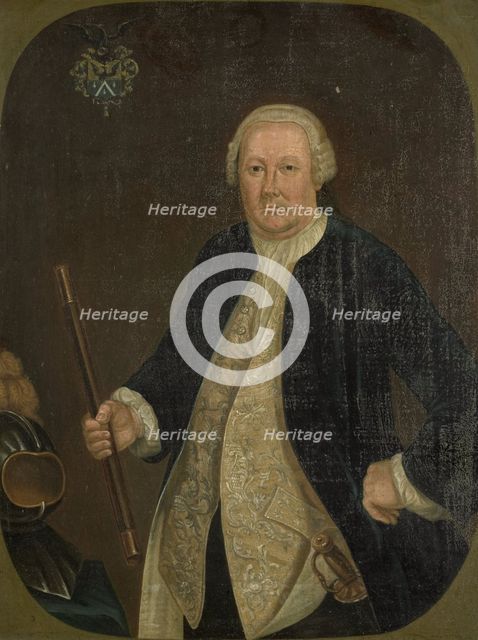 Portrait of Petrus Albertus van der Parra, Governor-General of the Dutch East India Company, 1762-18 Creator: Anon.