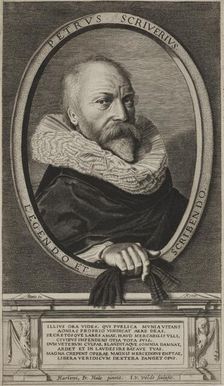 Portrait of Petrus Scriverius, 1626. Creator: Jan van de Velde II
