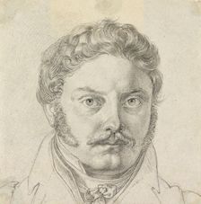 Portrait of Peder Hjort, about 1818-1819. Creator: Carl Barth