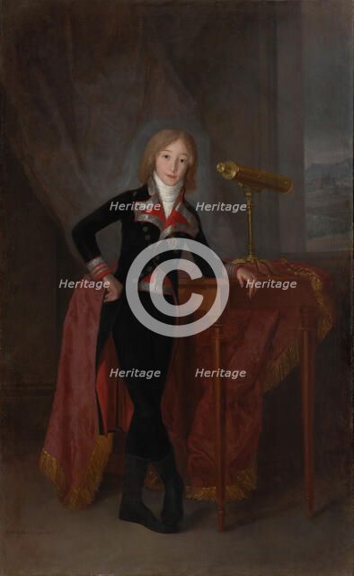 Portrait of Pedro de Alcántara Téllez-Girón y Alfonso-Pimentel (1786-1851), Prince of Anglona, 1798.