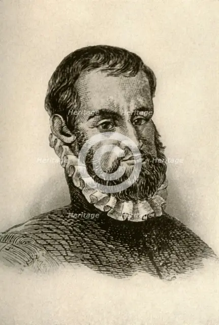 'Portrait of Pedro Menendez de Aviles, showing Spanish dress', c1570-1580, (1937). Creator: Unknown.