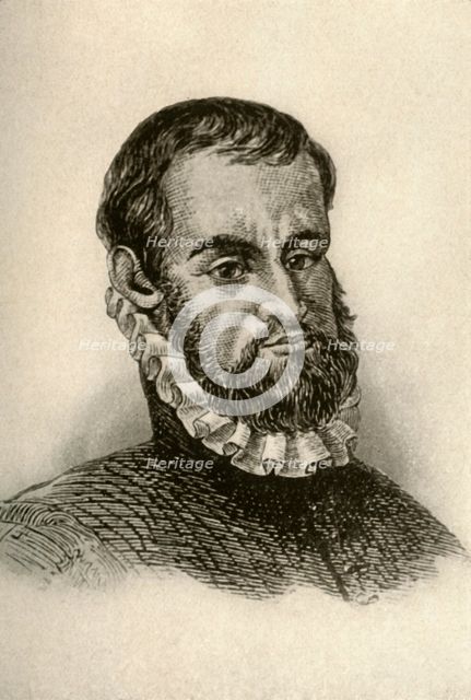 'Portrait of Pedro Menendez de Aviles, showing Spanish dress', c1570-1580, (1937). Creator: Unknown.