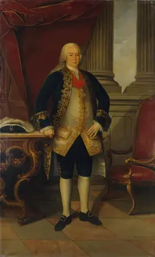 Portrait of Pedro, Prince of Brazil (1717-1786), 1773. Creator: Miguel Antonio do Amaral