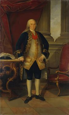 Portrait of Pedro, Prince of Brazil (1717-1786), 1773. Creator: Miguel Antonio do Amaral
