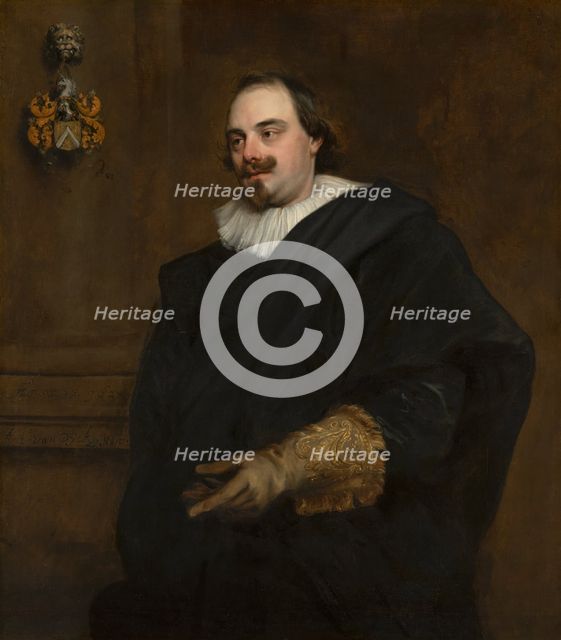 Portrait of Peeter Stevens (c.1590-1668). Creator: Anthony van Dyck.