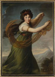 Portrait of Pelagia Sapieha (1775-1846) née Potocka, 1794. Creator: Vigée Le Brun, Louise Élisabeth (1755-1842)