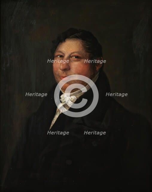 Portrait of Per Cyrillus Rettig, (c1830s). Creator: Carl Peter Lehmann.