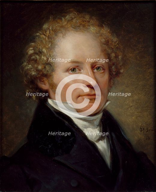 Portrait of Per Daniel Amadeus Atterbom (1790-1855), 1831.