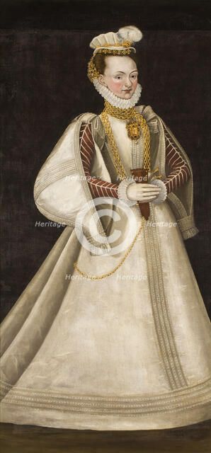 Portrait of Perchta of Rosenberg (1425-1476). Creator: Anonymous.