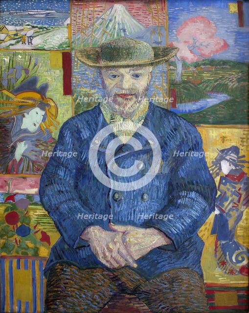 Portrait of Père Tanguy, 1887. Creator: Gogh, Vincent, van (1853-1890).