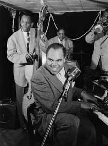 Portrait of Phil Moore and John (O.) Levy, New York, N.Y., 1946. Creator: William Paul Gottlieb