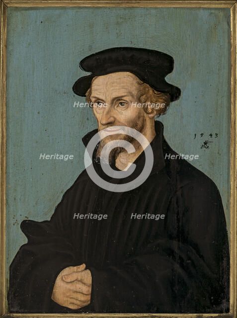 Portrait of Philip Melanchthon (1497-1560), 1543. Creator: Cranach, Lucas, the Elder (1472-1553).