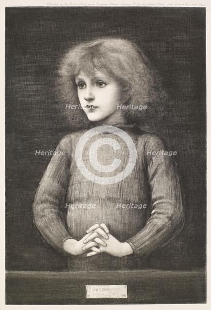 Portrait of Philip Comyns-Carr, 1882, (1900). Creator: Unknown.