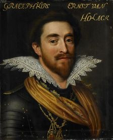 Portrait of Philip Ernst (1585-1629), Count of Hohenlohe zu Langenburg, c.1609-c.1633. Creator: Workshop of Jan Antonisz van Ravesteyn